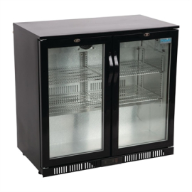 Commercial Back Bar Cooler | Bottle Fridge | 198 Litre Capacity | Hinged Doors | Polar GL012