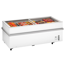 Arcaboa 900CHV WH Island Site Freezer White 2050mm wide