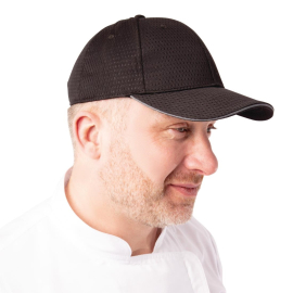 Colour by Chef Works Cool Vent Baseball Cap with Grey A942