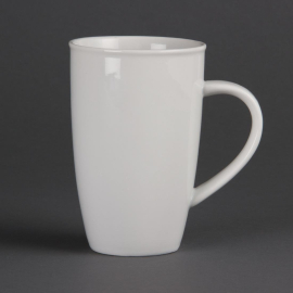 Latte Mugs | Coffee Cups | 400ml 14oz Whiteware | Olympia CB700