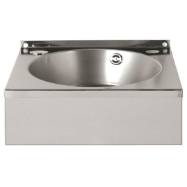 Commercial Hand Wash Basin | Stainless Steel Sink | Wall-Mounted | Basix CC264