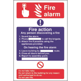 CC926 Fire Alarm/Fire Action