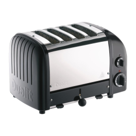 Dualit 2 x 2 Combi Vario 4 Slice Toaster Black 42166 CD355