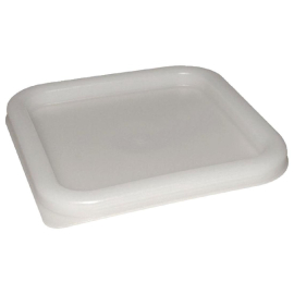 Square Storage Container Lid | White Medium Lid | Food Prep Cover | Vogue CF050