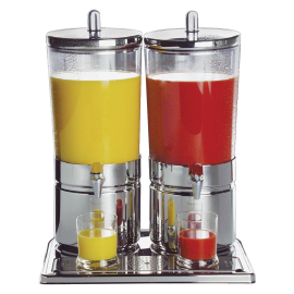 APS Stainless Steel Juice Dispenser Double CF066