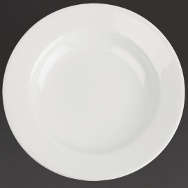 Royal Porcelain Classic White Wide Rim Plates 160mm CG006