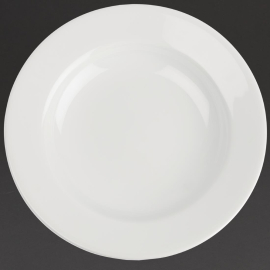 Royal Porcelain Classic White Wide Rim Plates 280mm CG010