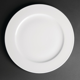 Royal Porcelain Classic White Wide Rim Plates 310mm CG011
