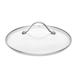 Glass Saucepan Lid | 200mm Pan Cover | Heat Resistant Glass | Vogue CS545