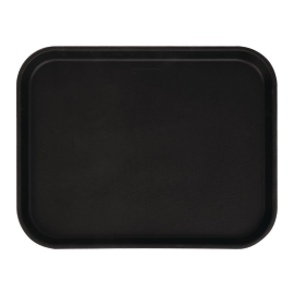 Non-Slip Tray | Rectangular Fibreglass Tray | Black 457mm | Cambro CT277