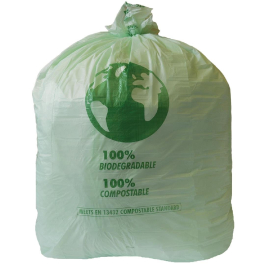 Compostable Bin Liners | Large Waste Bags | 90Ltr Capacity | Jantex CT909