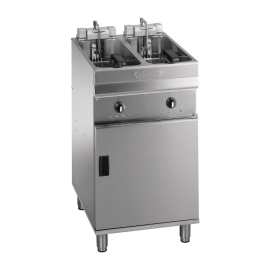 Valentine Evo 2525P Freestanding Twin Basket Fryer with Filtration