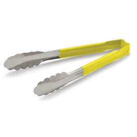 Utility Grip Tongs | Kool Touch Kitchen Tongs | Yellow 305mm | Vollrath DC250