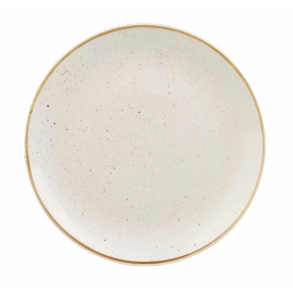 Round Coupe Plate | Stonecast Barley White | 260mm Ceramic Plate | Churchill DK518