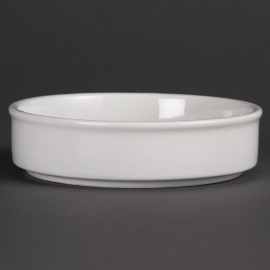Olympia Mediterranean Stackable Dishes White 134mm DK828