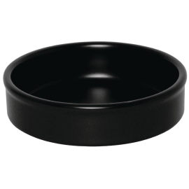 Olympia Mediterranean Stackable Dishes Black 134mm DK833