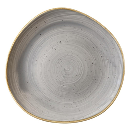 Round Plate | Stonecast Dinner Plate | 286mm Peppercorn Grey | Churchill DM456