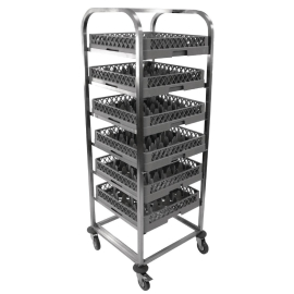 Craven St/Steel Dishwasher Basket Trolley DI1-Z