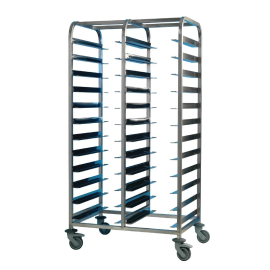 EAIS Stainless Steel Clearing Trolley 24 Shelves DP293