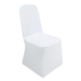 Bolero Banquet Chair Cover White DP924