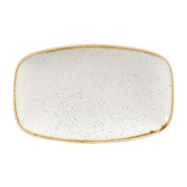 Rectangular Plates | Stonecast Barley White | 121 x 200mm | Churchill DW327