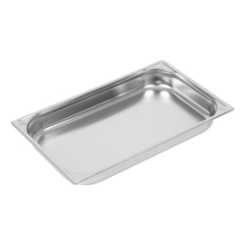 Vogue Heavy Duty Stainless Steel 1/1 Gastronorm Pan 65mm DW433