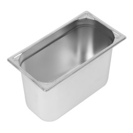Vogue Heavy Duty Stainless Steel 1/3 Gastronorm Pan 200mm DW445