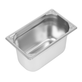 Vogue Heavy Duty Stainless Steel 1/4 Gastronorm Pan 150mm DW448