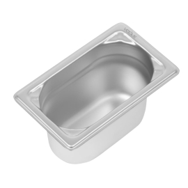 Vogue Heavy Duty Stainless Steel 1/9 Gastronorm Pan 100mm DW454