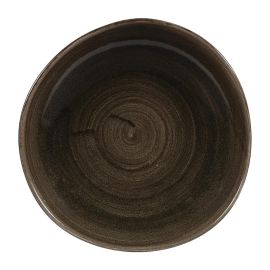 Round Trace Plates | Stonecast Patina | 264mm Iron Black | Churchill DY902