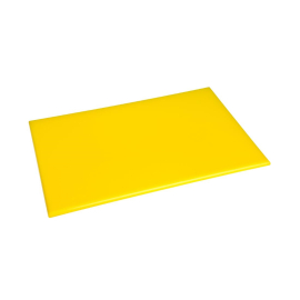 Hygiplas Anti Microbial High Density Yellow Chopping Board F156