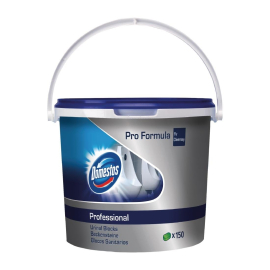 Urinal Blocks | Toilet Sanitiser | 3kg Pack of 150 | Domestos Pro Formula FB582