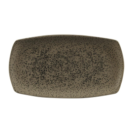 Rectangular Plates | Menu Shades Caldera | Flint Grey 355mm | Churchill FC195