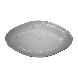 Oval Glass Platter | Bamboo Organic Serving Dish | 295 x 162mm | Churchill FC205