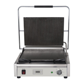 Buffalo Large Ribbed Top Contact Grill FC382