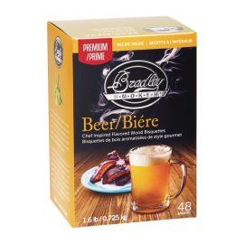 Commercial Food Smoker Flavoring | Bradley Beer Premium Smokers | 48-Pack Bisquettes | Bradley FE653