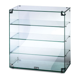 Lincat GC46 Seal Counter-top Glass Display Case - Open Back 