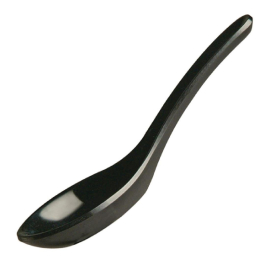 APS Hong Kong Oriental Melamine Spoon Black GF068