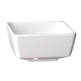 APS Float White Square Bowl 4in GF092