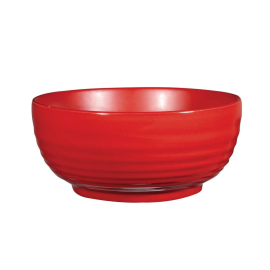 Art de Cuisine Red Glaze Ripple Bowls Large GF706