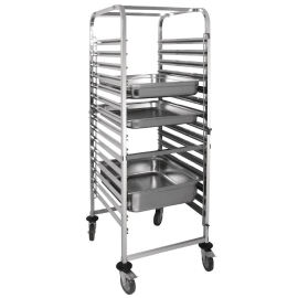 Vogue Gastronorm Racking Trolley 15 Level GG499