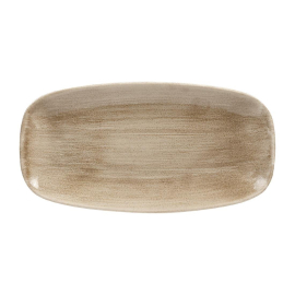 Rectangular Plates | Stonecast Patina | Antique Taupe 298mm | Churchill HC797