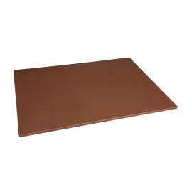 Low Density Chopping Board | Brown Cutting Board | Large 450x600x20mm | Hygiplas HC873