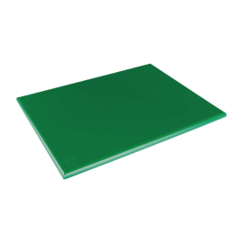 Extra Thick Low Density Chopping Board | Green Cutting Board | Large 450x300x25mm | Hygiplas HC876