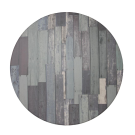 Round Table Top | Werzalit Table Top | 600mm Diameter | Blanchas Blue | HD118