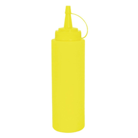 Vogue Yellow Squeeze Sauce Bottle 8oz K056