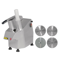Buffalo Multi Function Continuous Veg Prep Machine and 4 Free Discs S547