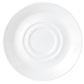 Steelite Simplicity White Low Cup Saucers 145mm V0044