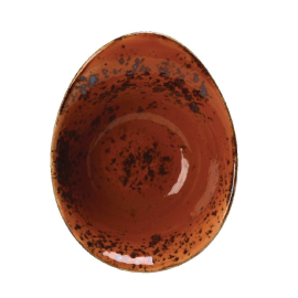 Terracotta Freestyle Bowls | Ceramic Serving Bowls | 180mm Diameter | Steelite Craft V144