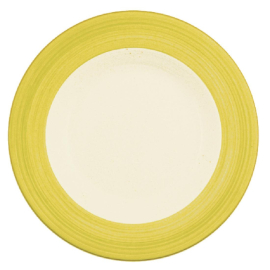 Steelite Rio Yellow Slimline Plates 270mm V2965
